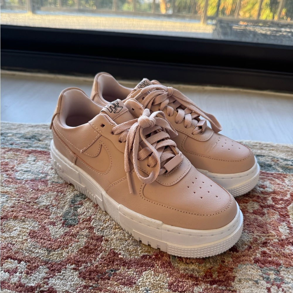 Nike Women's Pink Air Force 1 Sneakers
